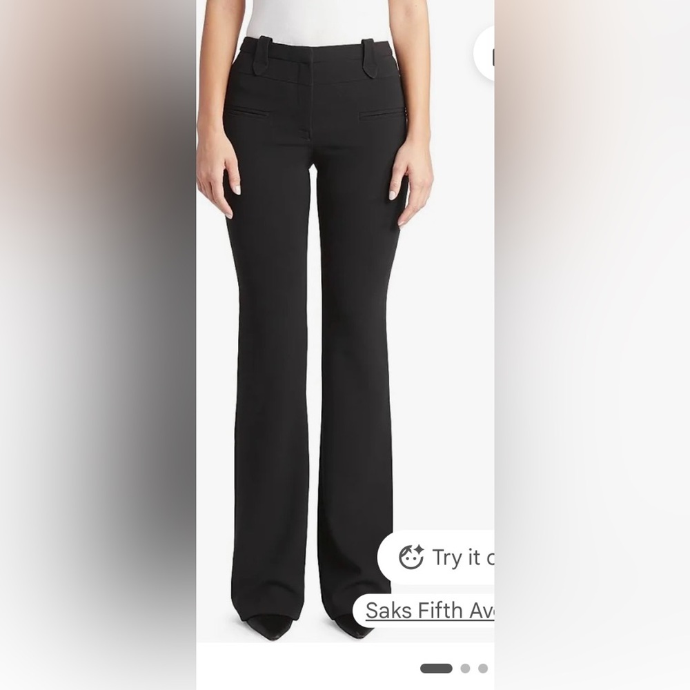 Altuzarra Black Trousers size 34 Italy.  2 US